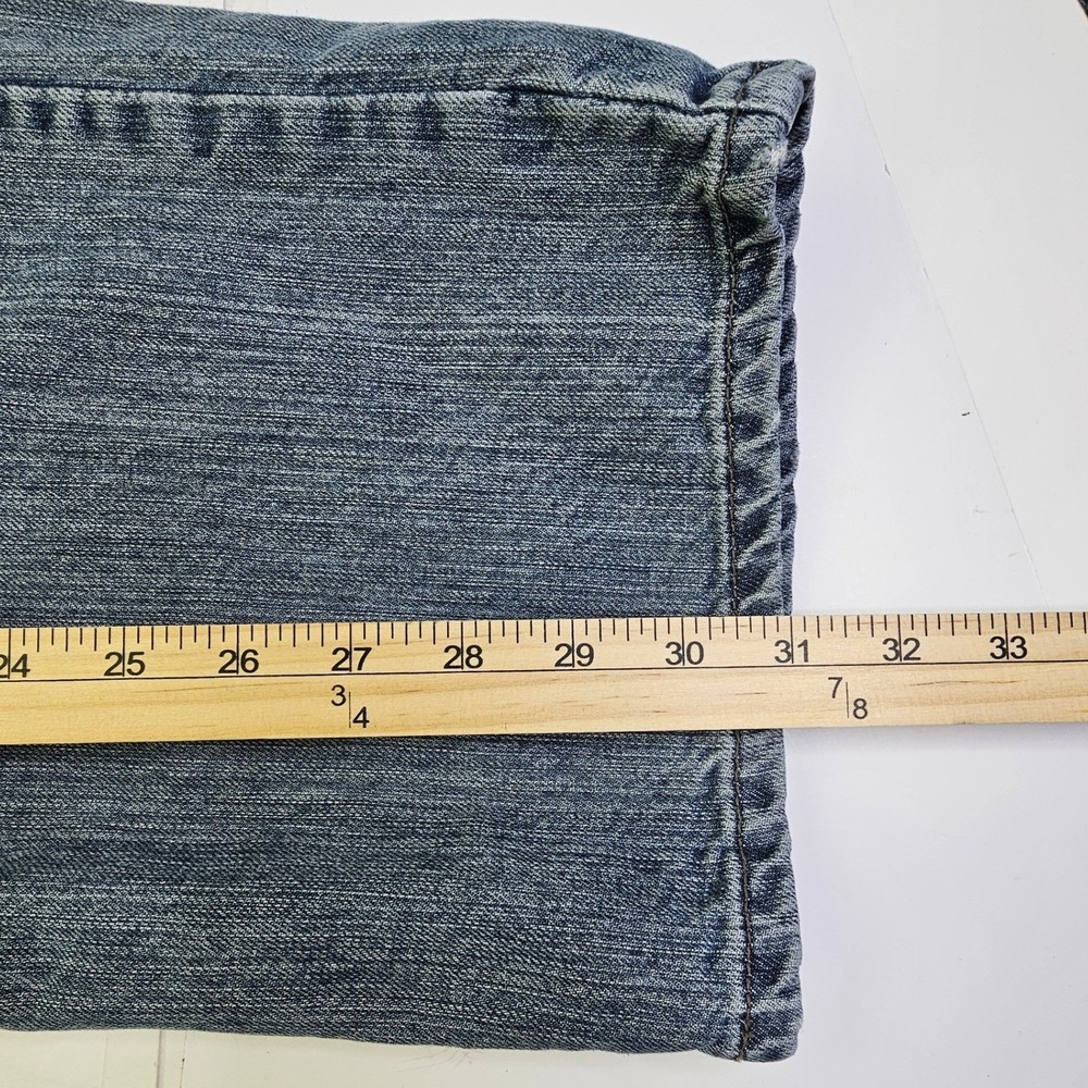 Wrangler Authentics Mens Relaxed Fit Straight Leg Blue Denim Jeans ZM4RBDX 38x32 - Picture 9 of 10